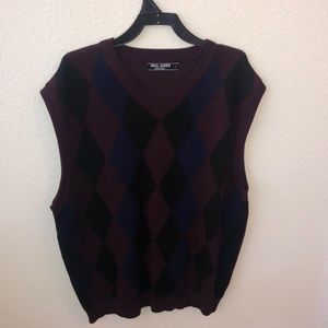 Spaded sweater vest, men’s large